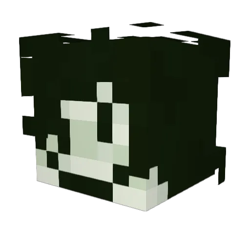 Heart_Of_Hallows Minecraft avatar head, 3D render