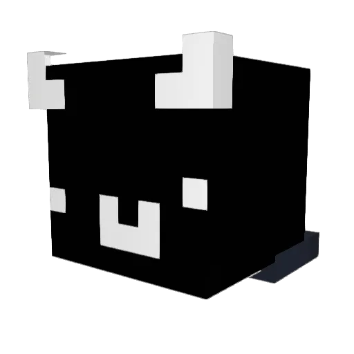 Heartblqde Minecraft avatar head, 3D render