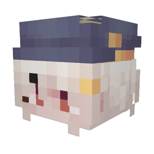 Hearth_Sol Minecraft avatar head, 3D render