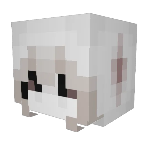 HeartingRazors Minecraft avatar head, 3D render