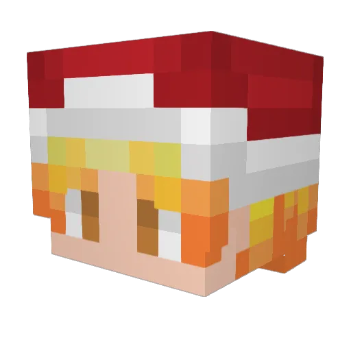 HeastN Minecraft avatar head, 3D render