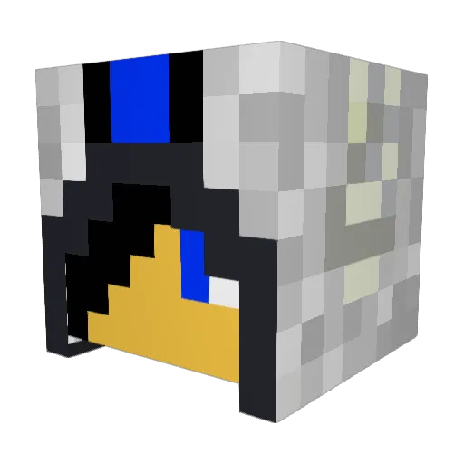 HeatBlast111 Minecraft avatar head, 3D render