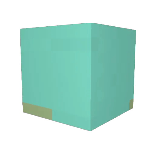 HeatDream Minecraft avatar head, 3D render