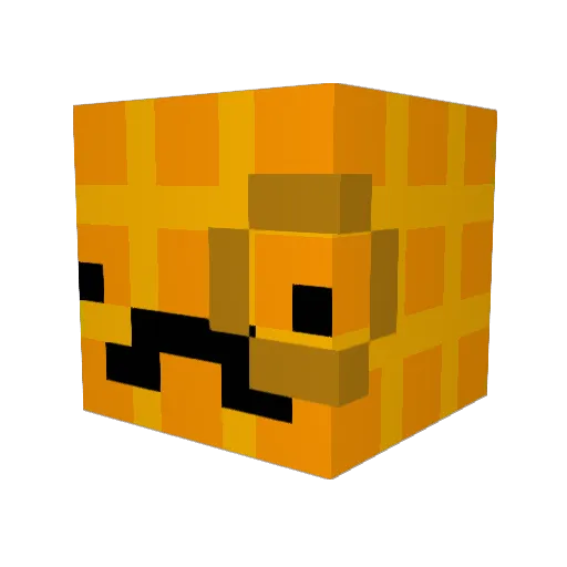 HeatKiller Minecraft avatar head, 3D render