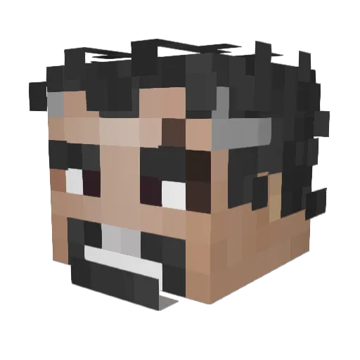 Heath4393 Minecraft avatar head, 3D render