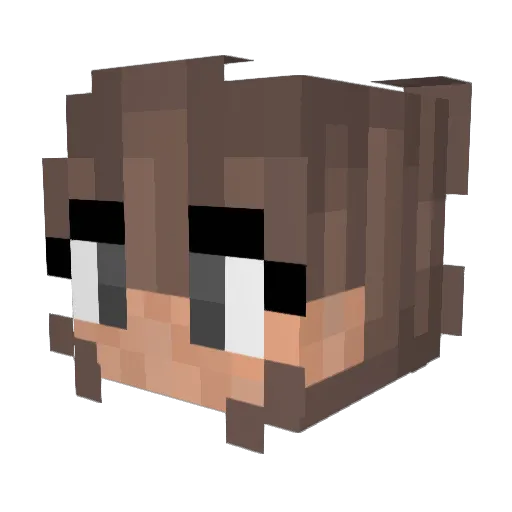 HeatherP4987 Minecraft avatar head, 3D render