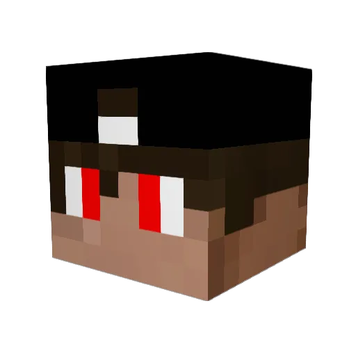 Heatvent1 Minecraft avatar head, 3D render