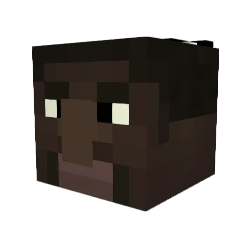 HeavenHax Minecraft avatar head, 3D render