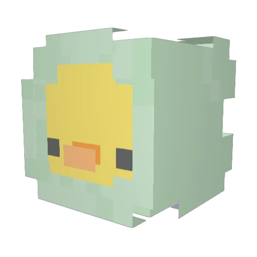Heaven_VK Minecraft avatar head, 3D render