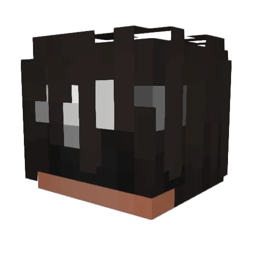 HeavenlyFrags Minecraft avatar head, 3D render