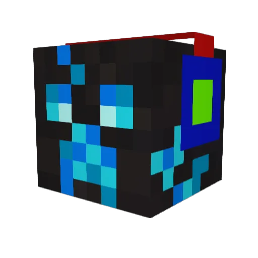 HeavensThunder Minecraft avatar head, 3D render