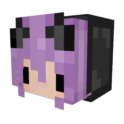 Heavens_Account Minecraft avatar head, 3D render