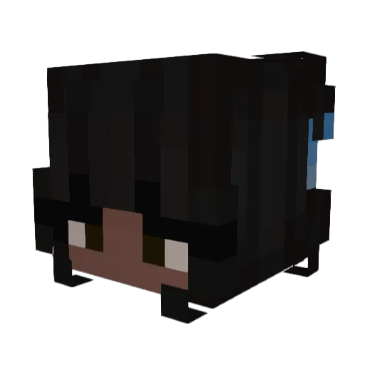 Heavenspr0xy Minecraft avatar head, 3D render