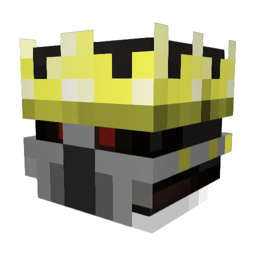 HeaveyStone Minecraft avatar head, 3D render