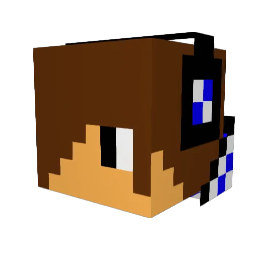 HeavyArmor33 Minecraft avatar head, 3D render