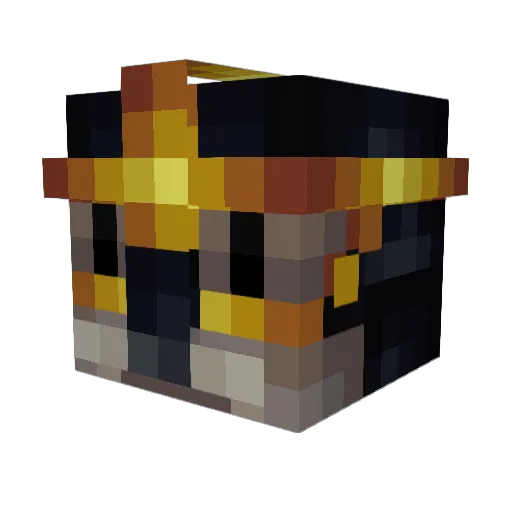 HeavyDuty Minecraft avatar head, 3D render