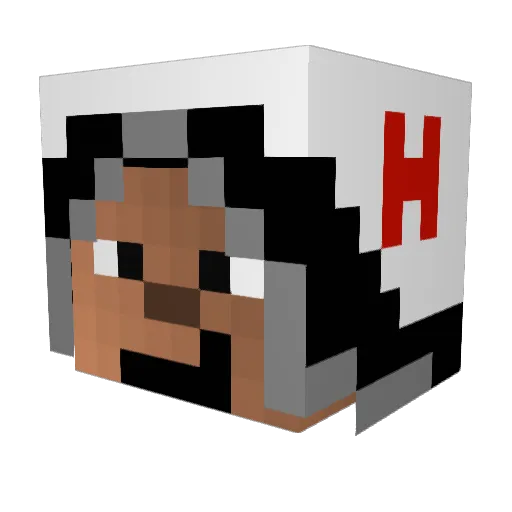 HeavyHauler426 Minecraft avatar head, 3D render