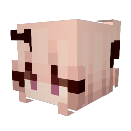 HeavyKiller Minecraft avatar head, 3D render