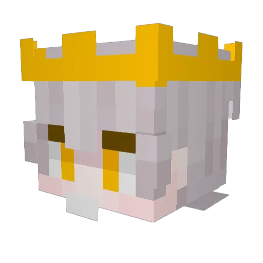 HeavyKnight_ Minecraft avatar head, 3D render