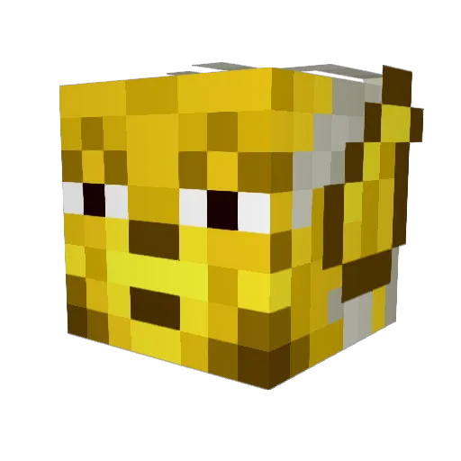 HeavySaber Minecraft avatar head, 3D render