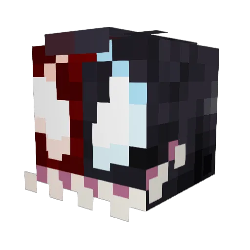 Heavy_Buevvi Minecraft avatar head, 3D render