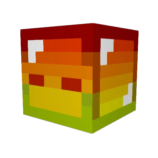 Heavy_Chicken Minecraft avatar head, 3D render