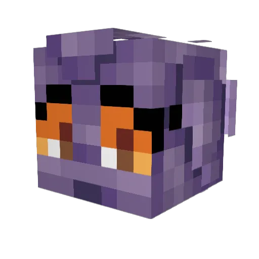 Heavyfromtf2 Minecraft avatar head, 3D render