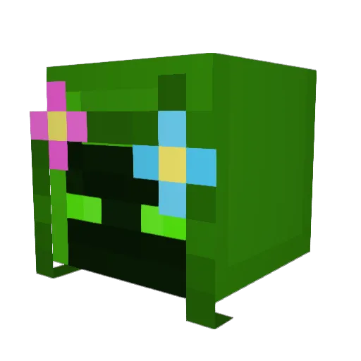 Hebbson127 Minecraft avatar head, 3D render