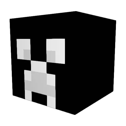 HebiKuroi Minecraft avatar head, 3D render