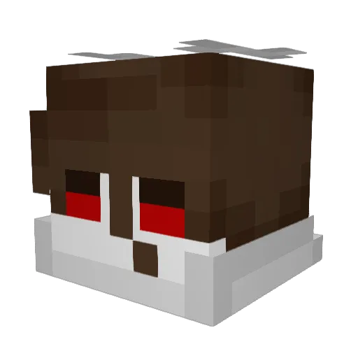 Hebi_No_O Minecraft avatar head, 3D render