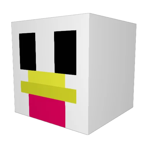 Hecklers_I Minecraft avatar head, 3D render