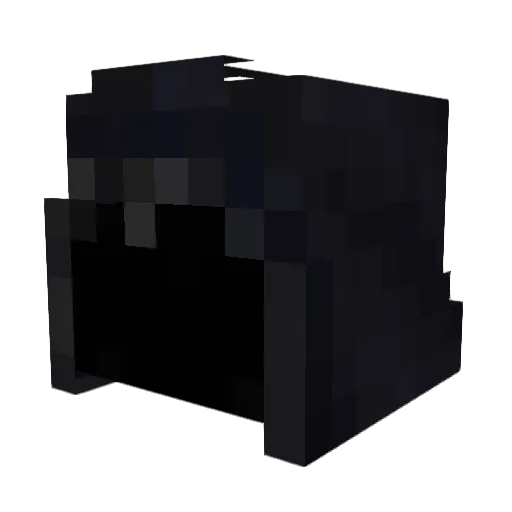 Heckray Minecraft avatar head, 3D render