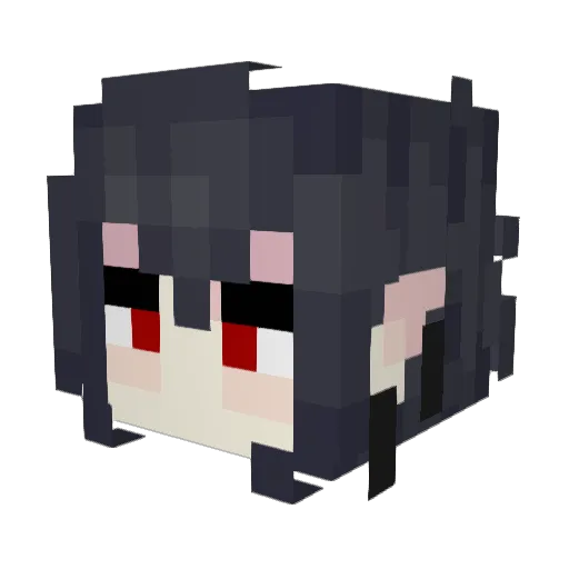 Hecny Minecraft avatar head, 3D render