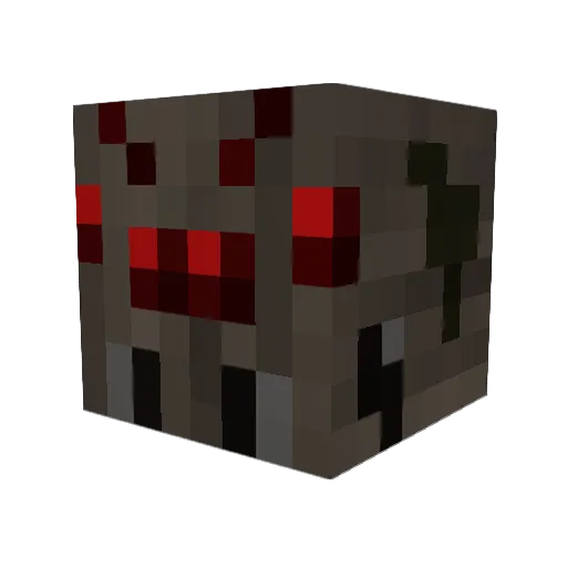 Hecs Minecraft avatar head, 3D render