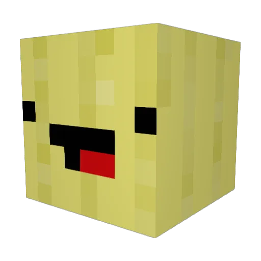 Hectic7 Minecraft avatar head, 3D render