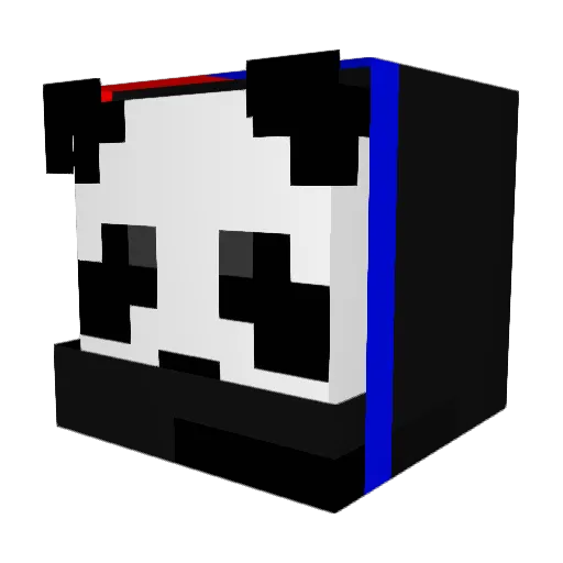 HecticArmor5 Minecraft avatar head, 3D render