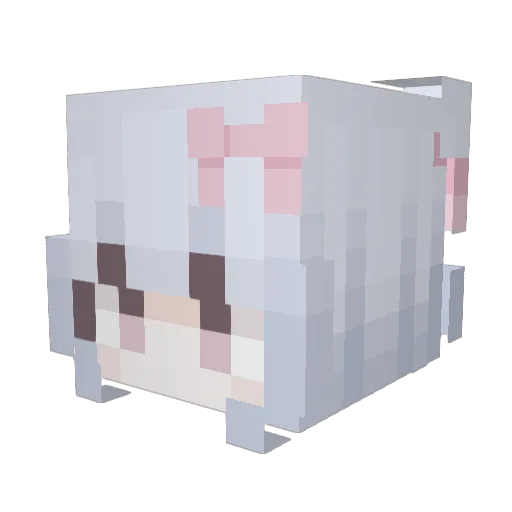 HecticFaun Minecraft avatar head, 3D render