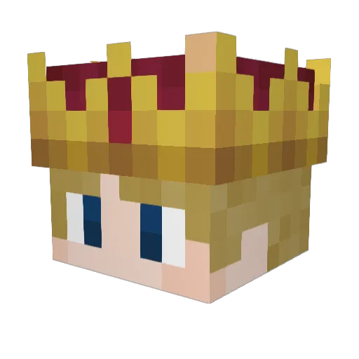 Hectik131 Minecraft avatar head, 3D render