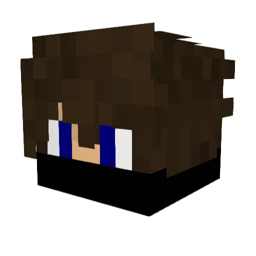 HectorFCJ Minecraft avatar head, 3D render