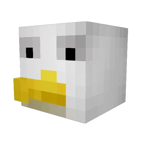 HectorHOS Minecraft avatar head, 3D render