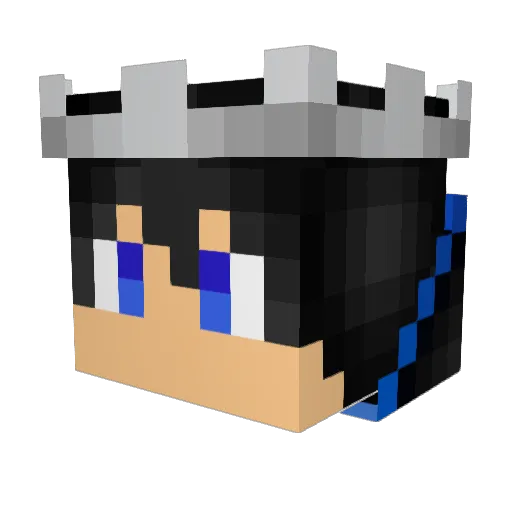 HectorKnc Minecraft avatar head, 3D render