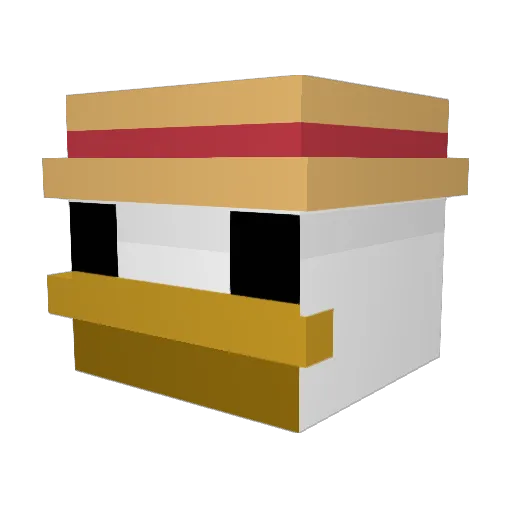 HectorofSupreme Minecraft avatar head, 3D render