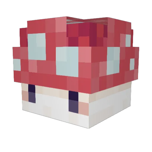 Hedge404 Minecraft avatar head, 3D render