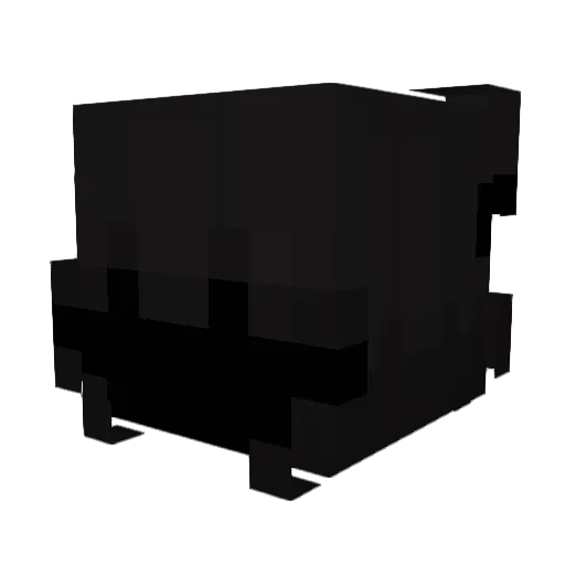 HedgieFund Minecraft avatar head, 3D render