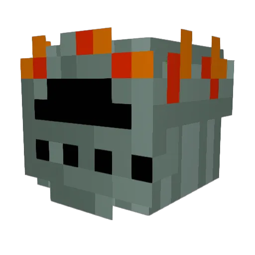 Hedvin Minecraft avatar head, 3D render