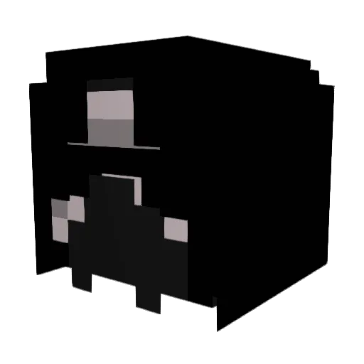 Hedwig95 Minecraft avatar head, 3D render
