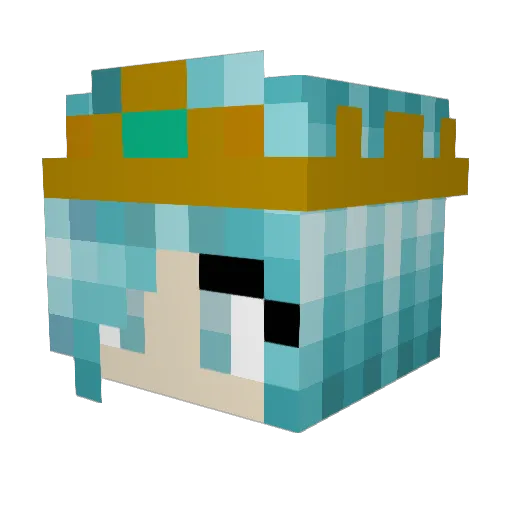 Hee2018 Minecraft avatar head, 3D render