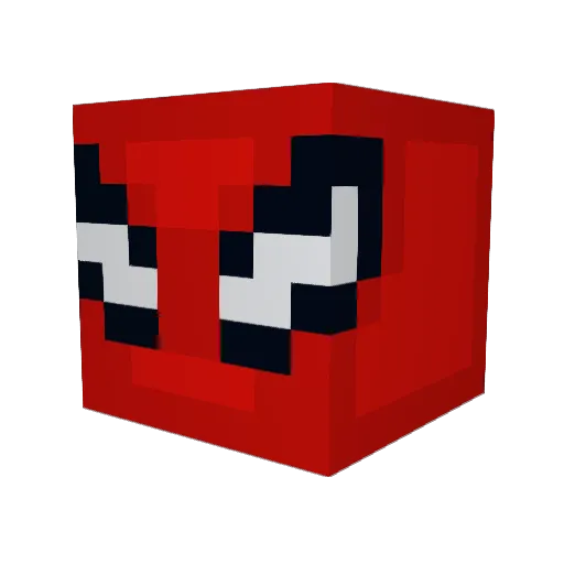 HeeLiuMX Minecraft avatar head, 3D render