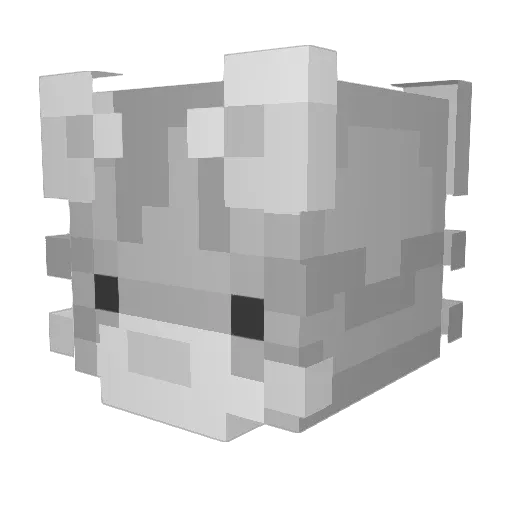 Hee_do Minecraft avatar head, 3D render