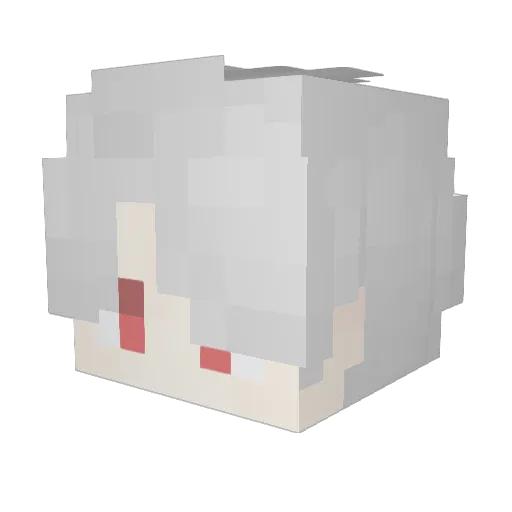 HeeeeeeeeentaiYM Minecraft avatar head, 3D render
